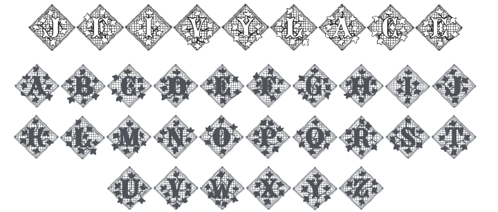 JF Ivy Lace Font Family