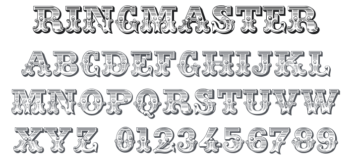 JF Ringmaster Font