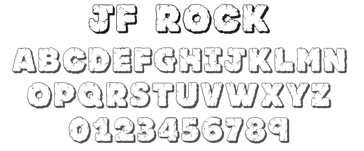 JF Rock Font Family