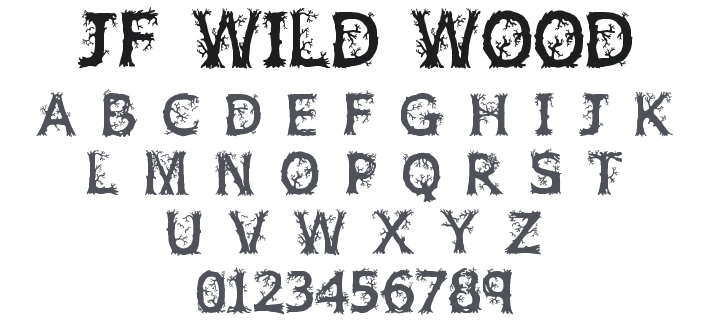 JF Wild Wood Font