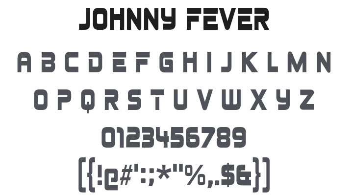 Johnny Fever Font