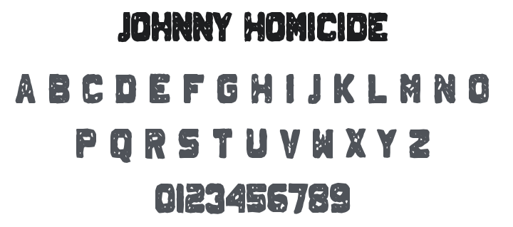Johnny Homicide Font