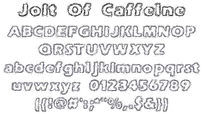 Jolt Of Caffeine Font