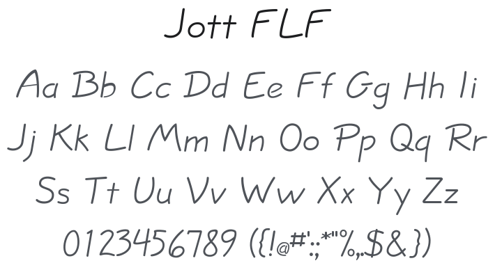 Jott FLF Font Family