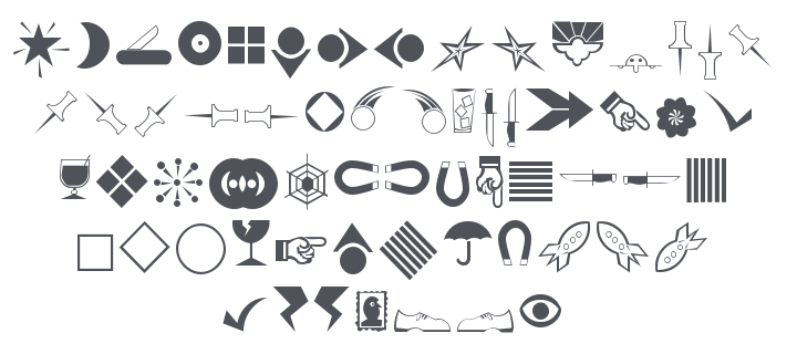 Journal Dingbats 3 Font