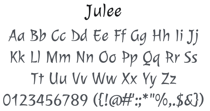 Julee Font