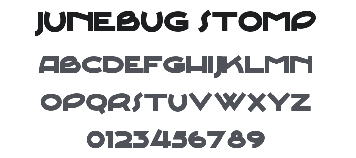 Junebug Stomp NF Font
