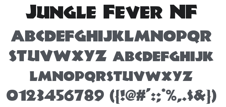 Jungle Fever NF Font Family