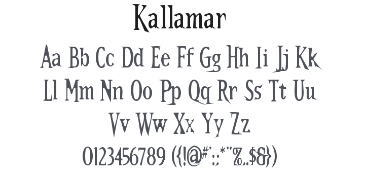 Kallamar Font Family