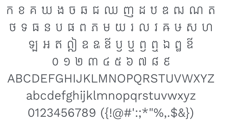 Kantumruy Pro Font Family