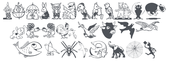 Karen Helenes Dingbats Font