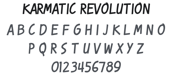 Karmatic Revolution Font
