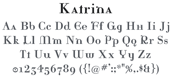 Katrina Font
