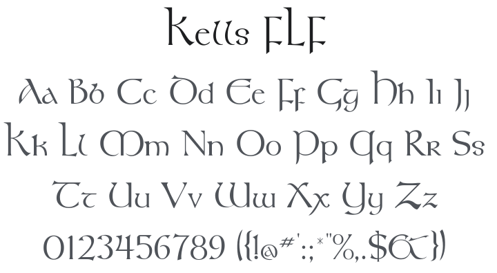 Kells FLF Font