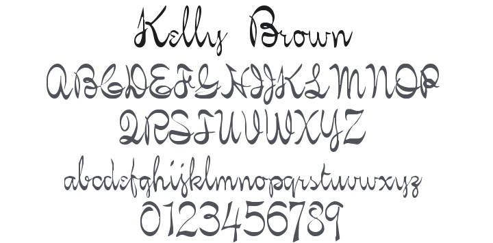 Kelly Brown Font