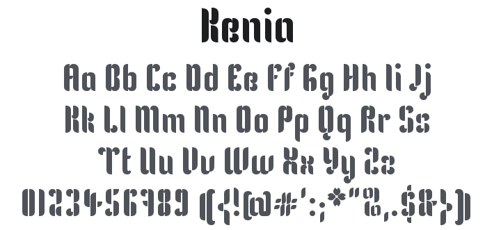 Kenia Font