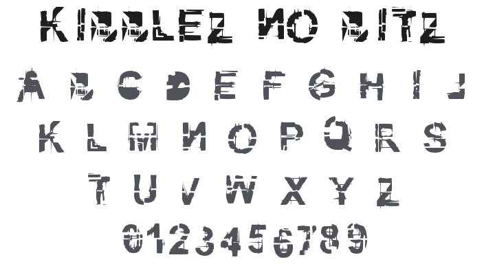 Kibblez no bitz Font