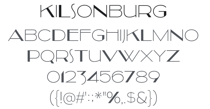 Kilsonburg Font