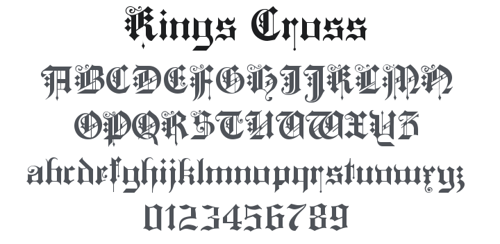 Kings Cross Font