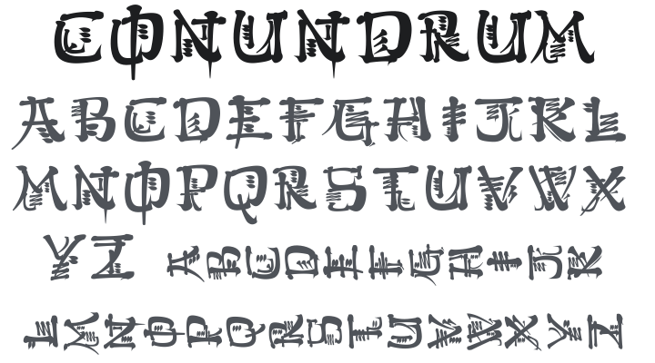 Kingthings Conundrum Font