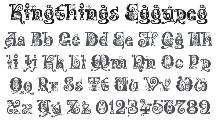 Kingthings Eggypeg Font