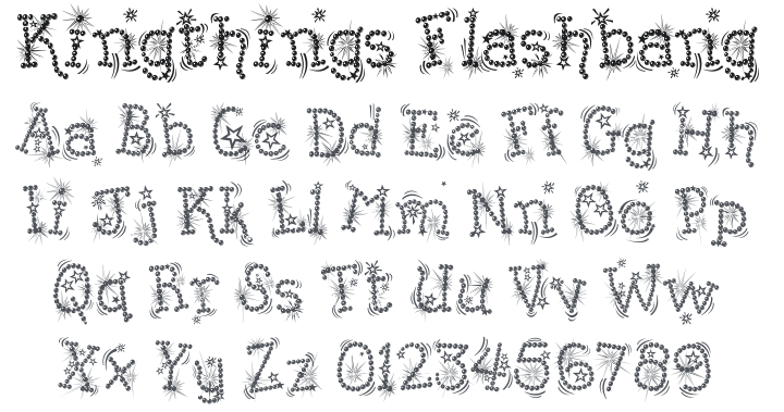 Kingthings Flashbang Font