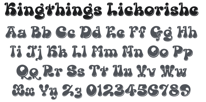 Kingthings Lickorishe Font