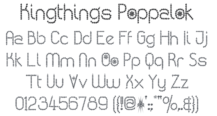 Kingthings Poppalok Font