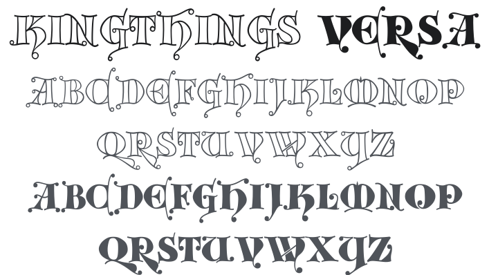 Kingthings Versalis Font