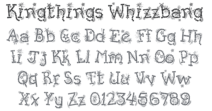 Kingthings Whizzbang Font