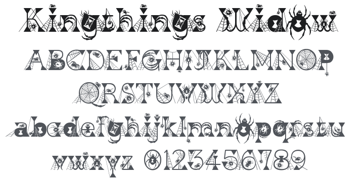 Kingthings Widow Font