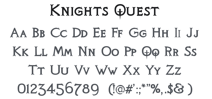 Knights Quest Font Family