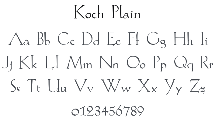 Koch Font Family
