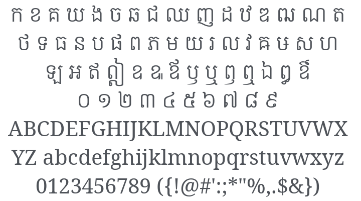 Koh Santepheap Font Family