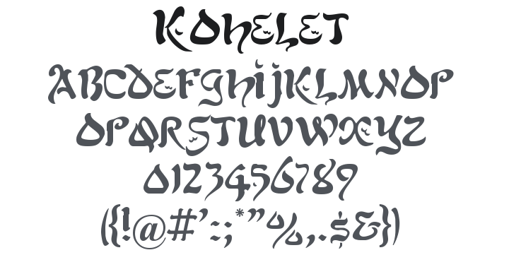 Kohelet Font