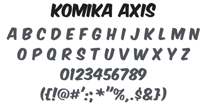 Komika Axis Font
