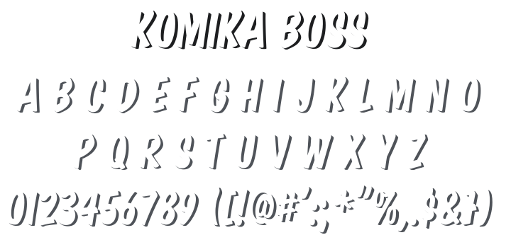 Komika Boss Font