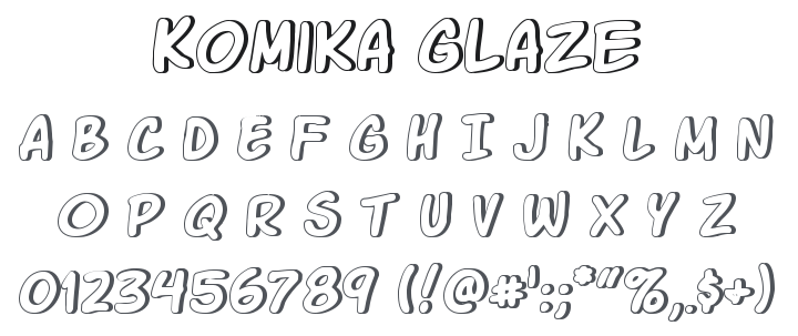 Komika Glaze Font