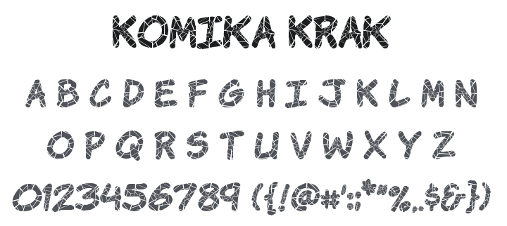 Komika Krak Font