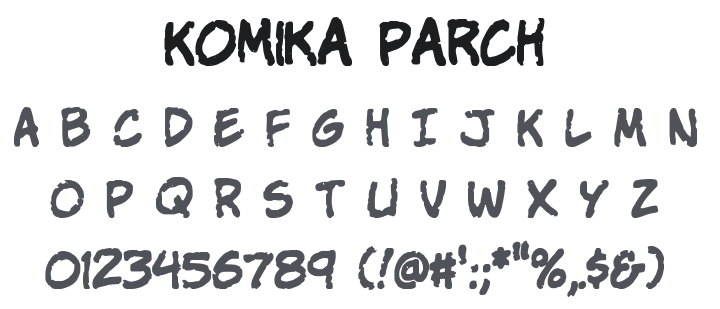 Komika Parch Font