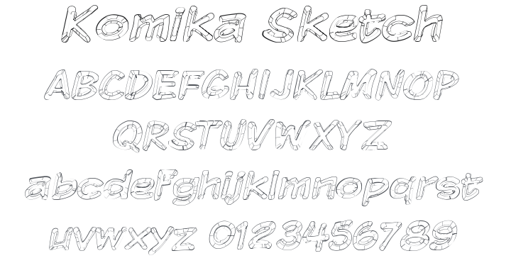 Komika Sketch Font