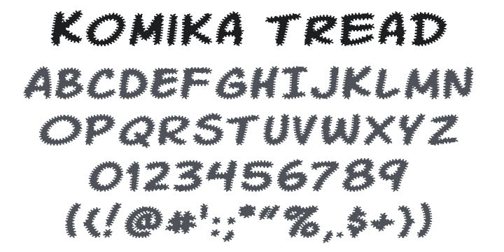 Komika Tread Font