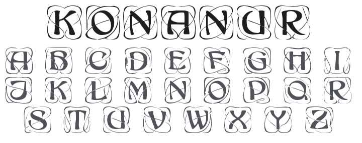 KonanurKaps Font