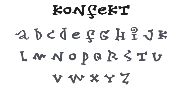 Konfekt Font