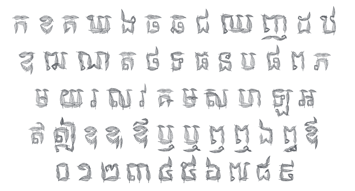 Konkhmer Sleokchher Font