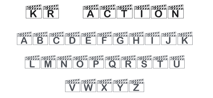 KR Action! Font