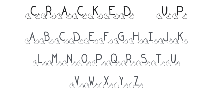 KR All Cracked Up Font