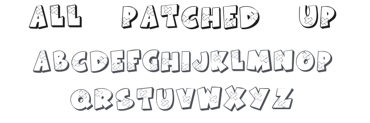 KR All Patched Up Font