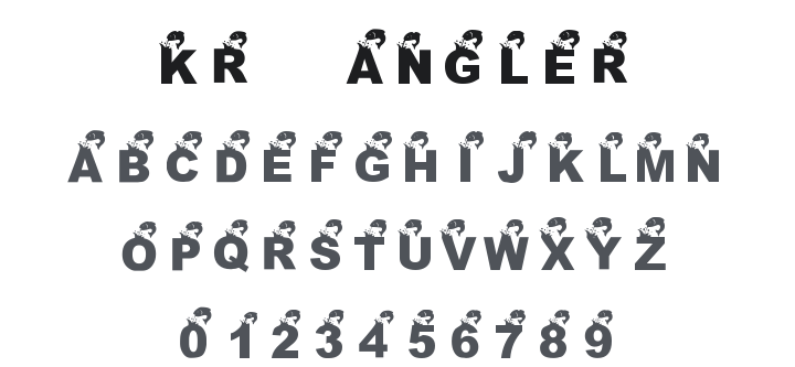 KR Angler Font