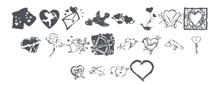 KR Be Mine Always Font